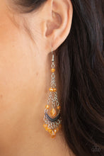 Load image into Gallery viewer, First In SHINE - Orange earring 746
