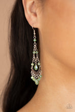 Load image into Gallery viewer, First In SHINE - Green earring 2115
