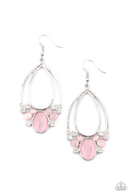 Load image into Gallery viewer, Look Into My Crystal Ball - Pink earring 1960
