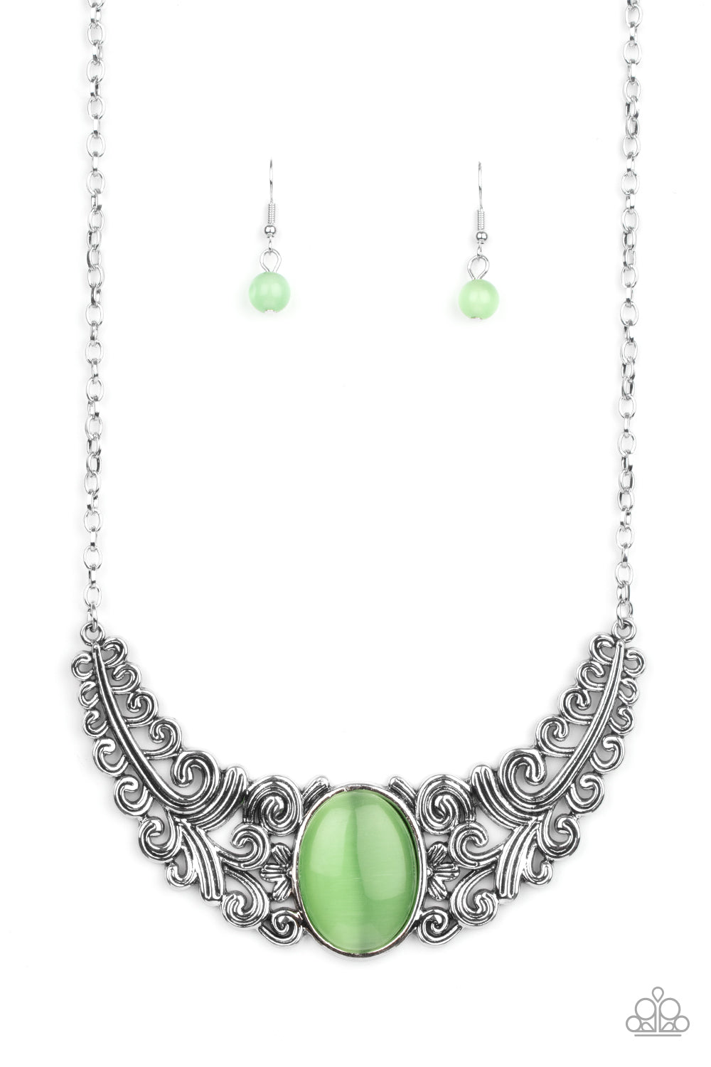 Celestial Eden - Green necklace 688