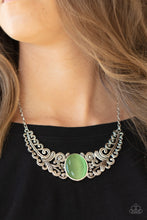 Load image into Gallery viewer, Celestial Eden - Green necklace 688
