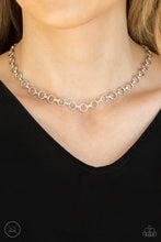 Load image into Gallery viewer, Insta Connection - Silver choker necklace 2180
