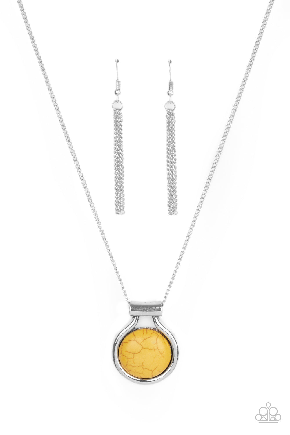 Patagonian Paradise - Yellow necklace A014