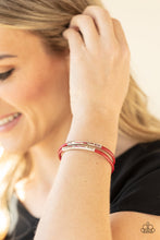 Load image into Gallery viewer, What a WANDER-ful World - Red bracelet 1981
