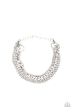 Load image into Gallery viewer, Brilliantly Beaming - White bracelet B076
