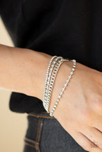 Load image into Gallery viewer, Brilliantly Beaming - White bracelet B076
