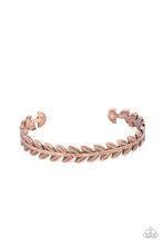 Load image into Gallery viewer, Laurel Groves - Copper cuff bracelet 1893
