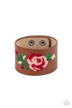 Load image into Gallery viewer, Rebel Rose - Brown bracelet A061
