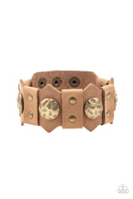 Load image into Gallery viewer, Electrified Edge - Brown snap bracelet
