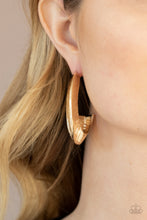 Load image into Gallery viewer, I Double FLARE You - Gold hoop earring 1807
