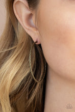 Load image into Gallery viewer, Rural Reserve - Brass hoop earring A083
