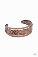 Load image into Gallery viewer, Jungle Jingle - Copper cuff bracelet B038
