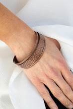Load image into Gallery viewer, Jungle Jingle - Copper cuff bracelet B038
