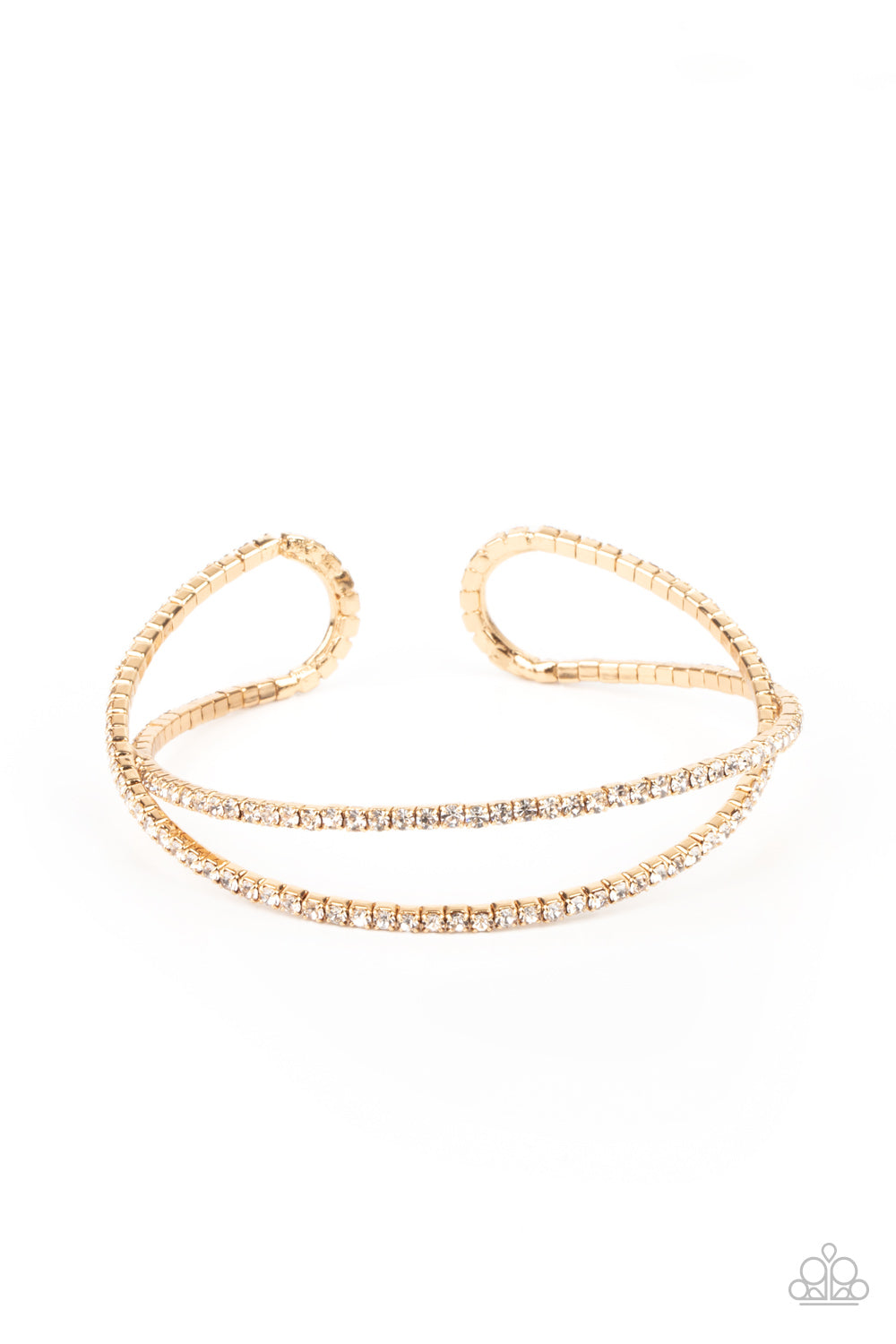 Plus One Status - Gold cuff bracelet 839