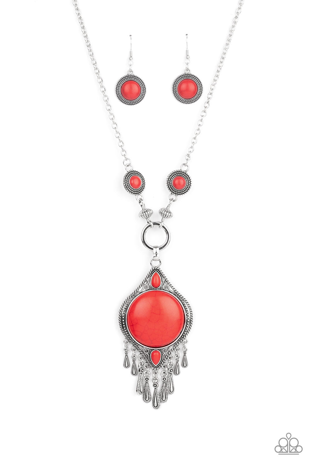 Majestic Mountaineer - Red necklace 1853