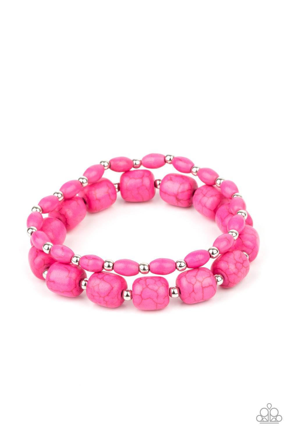 Colorfully Country - Pink bracelet 645