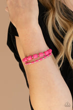 Load image into Gallery viewer, Colorfully Country - Pink bracelet 645

