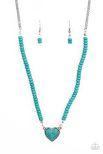 Load image into Gallery viewer, Country Sweetheart - Blue necklace 2199
