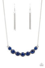 Load image into Gallery viewer, Serenely Scalloped - Blue necklace 2039
