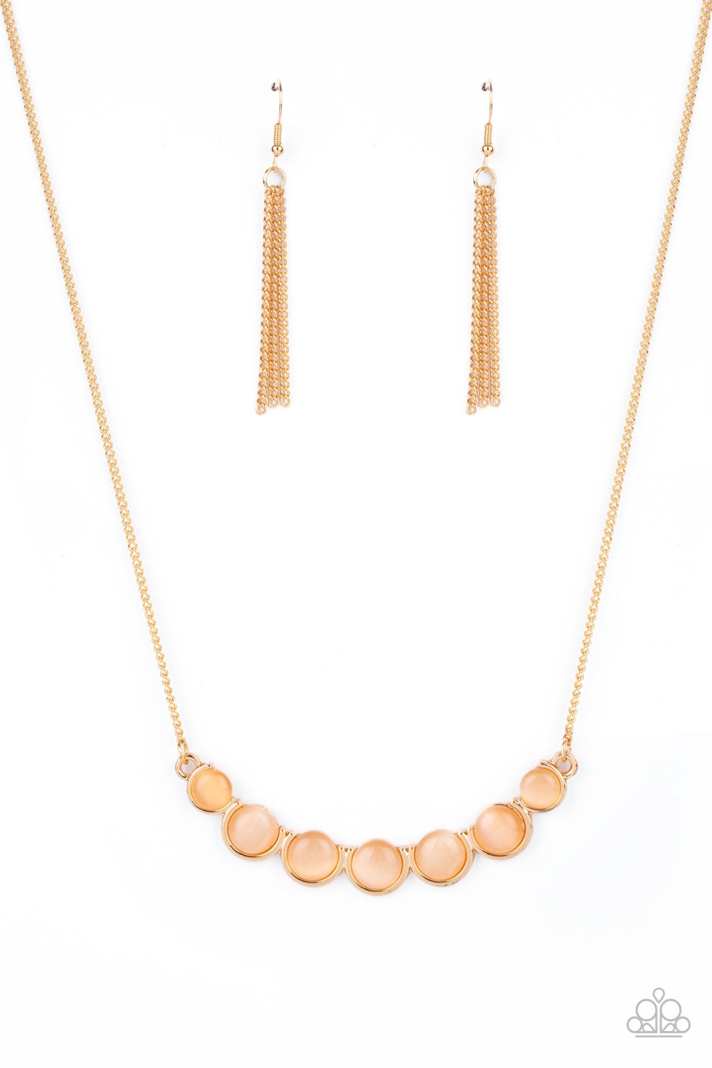 Serenely Scalloped - Gold necklace 1834