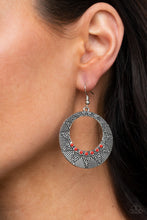 Load image into Gallery viewer, Adobe Dusk - Red earring 819
