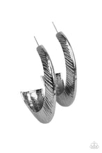 Load image into Gallery viewer, I Double FLARE You - Black hoop earring 2018
