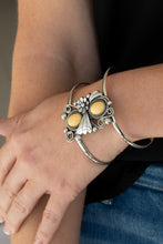 Load image into Gallery viewer, Mojave Flower Girl - Yellow cuff bracelet 803
