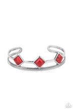 Load image into Gallery viewer, Adobe Ascension - Red cuff bracelet 2075
