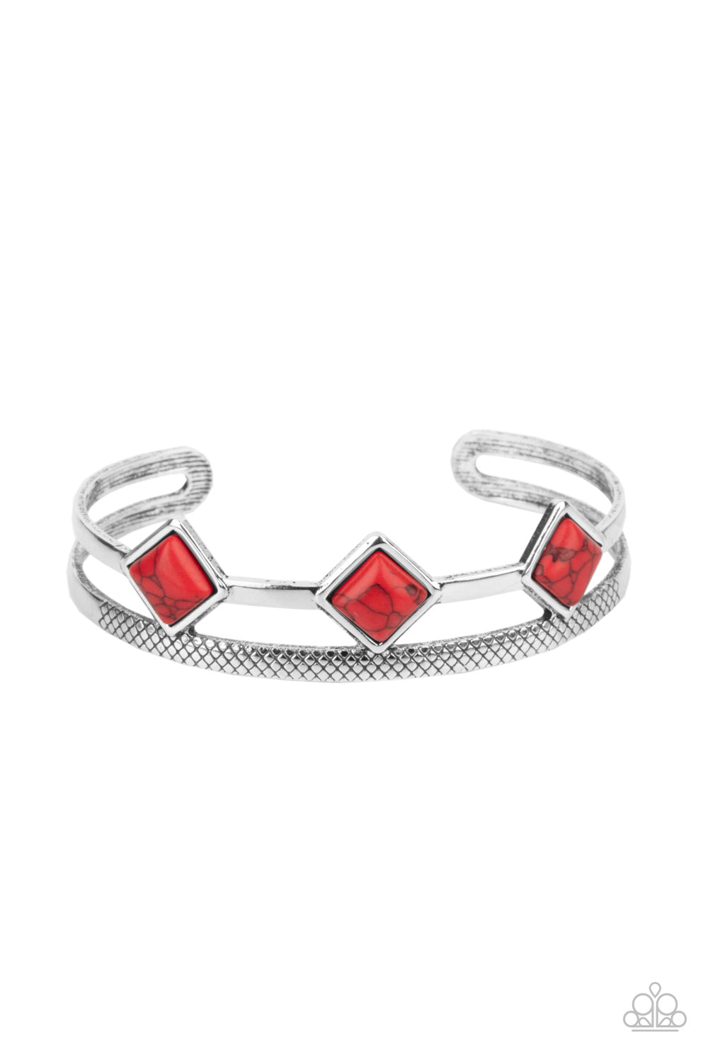 Adobe Ascension - Red cuff bracelet 2075