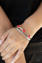 Load image into Gallery viewer, Adobe Ascension - Red cuff bracelet 2075
