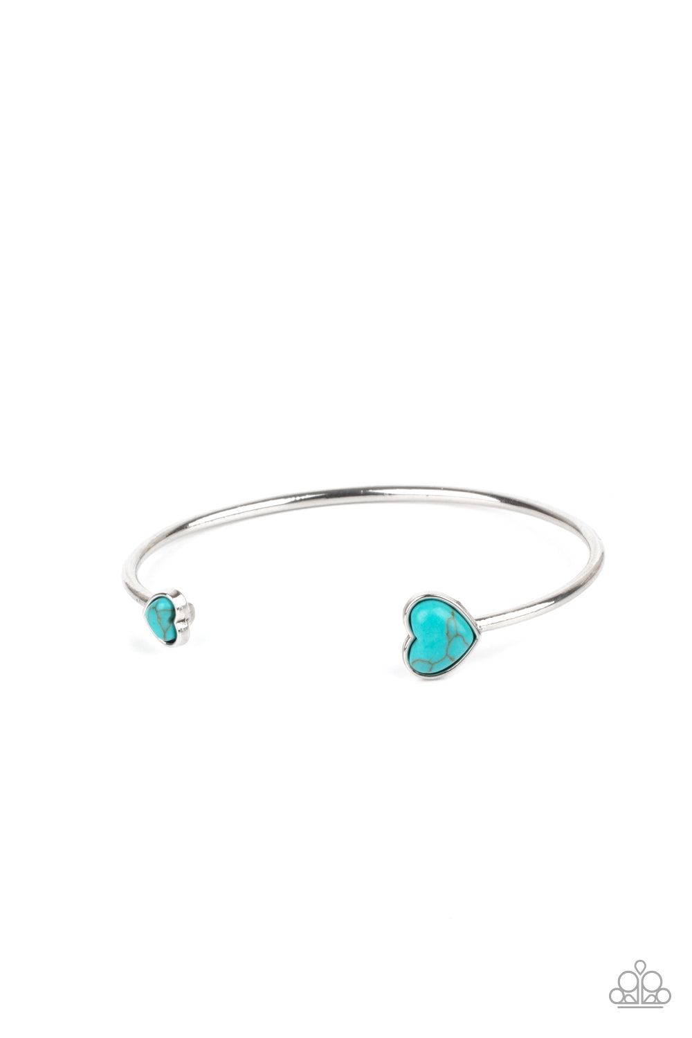 Romantically Rustic - Blue cuff bracelet 2127