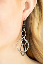 Load image into Gallery viewer, Industrial Artifact - Black earring 2122
