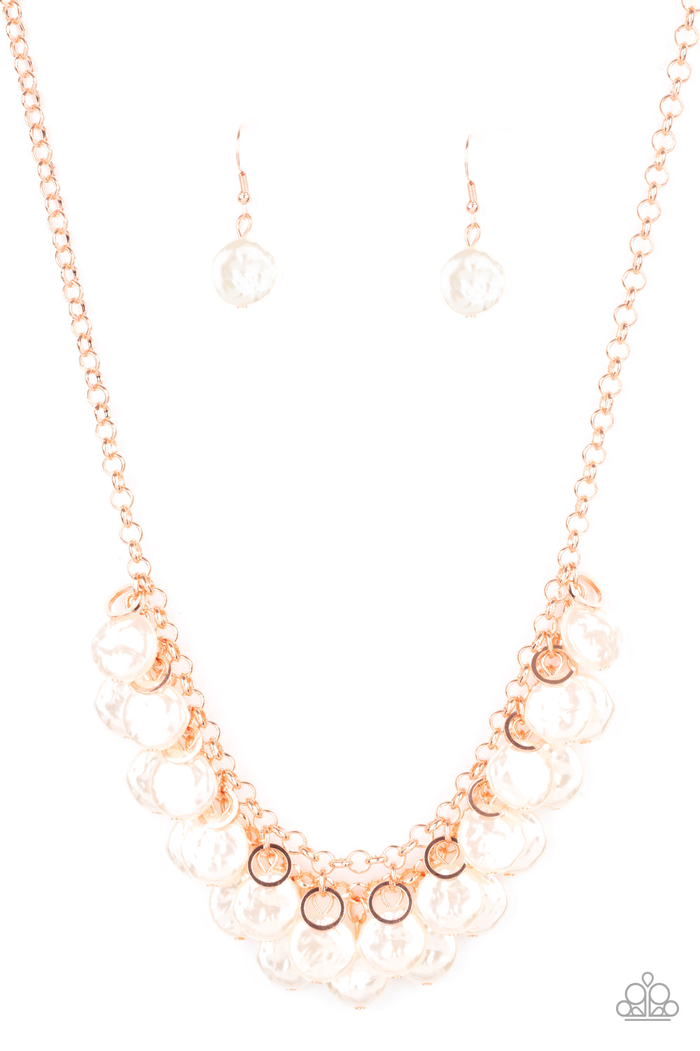 BEACHFRONT and Center - Copper necklace 2092