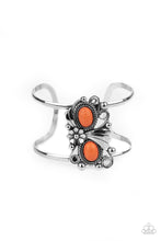 Load image into Gallery viewer, Mojave Flower Girl - Orange cuff bracelet 540
