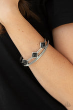 Load image into Gallery viewer, Adobe Ascension - Black cuff bracelet 609
