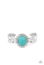 Load image into Gallery viewer, Western Wings - Blue cuff bracelet 2096
