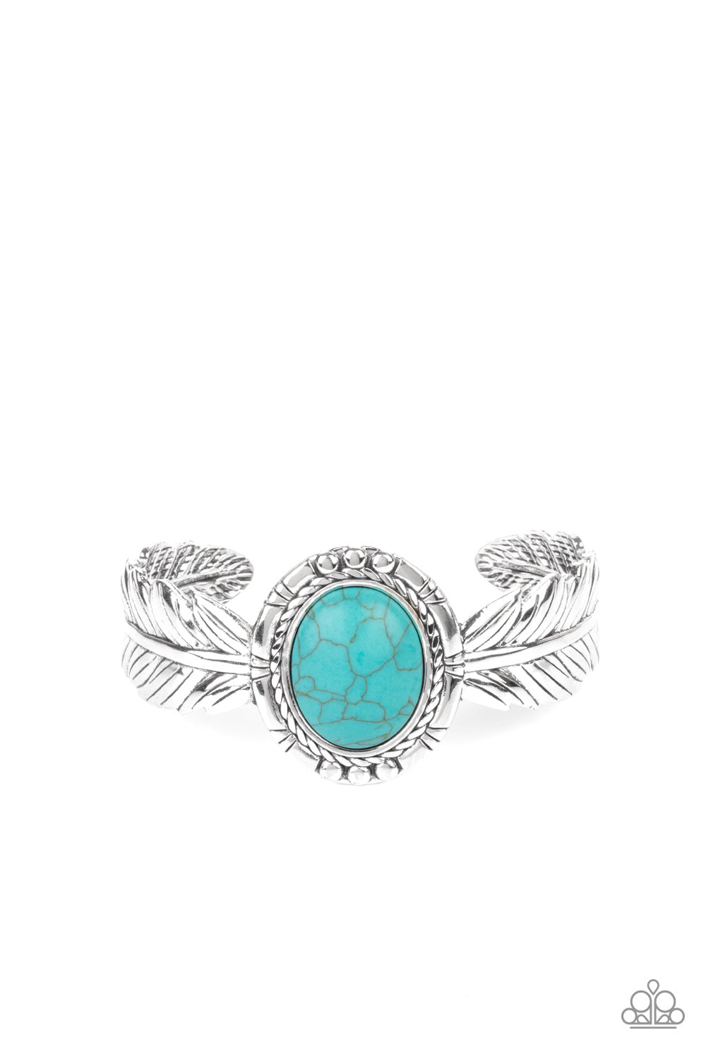 Western Wings - Blue cuff bracelet 2096