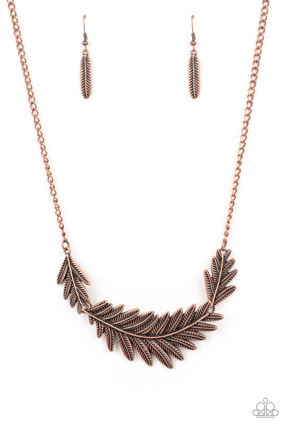 Queen of the QUILL - Copper necklace 2088
