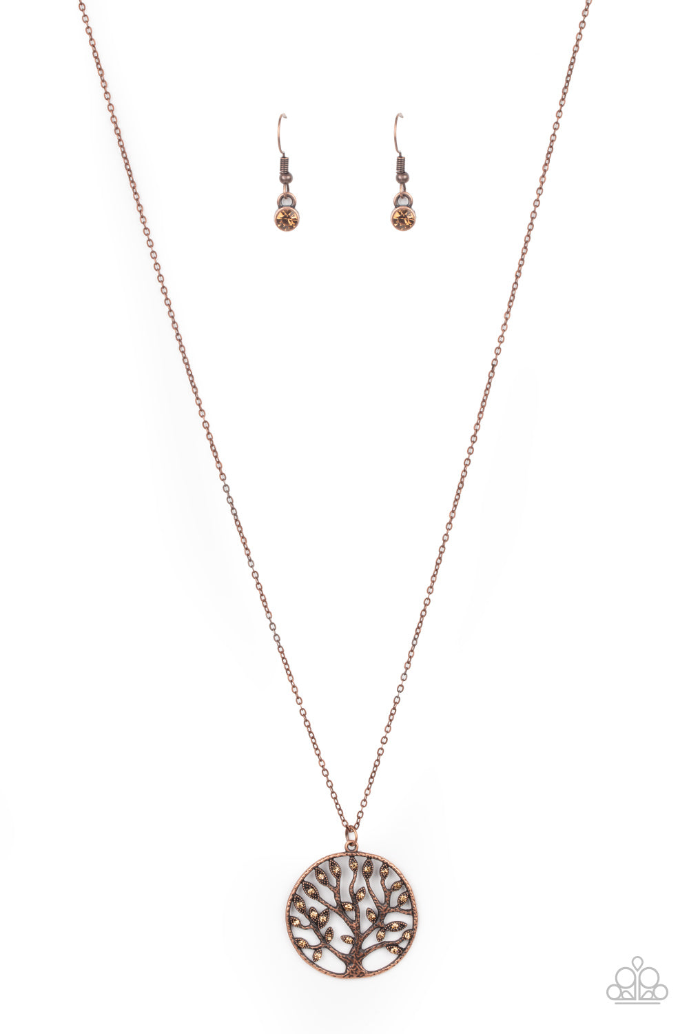 Save The MONEY Trees - Copper necklace 2069