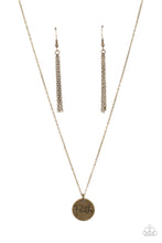 Load image into Gallery viewer, Choose Faith - Brass necklace A002
