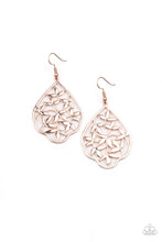 Load image into Gallery viewer, Taj Mahal Gardens - Rose Gold earring 670
