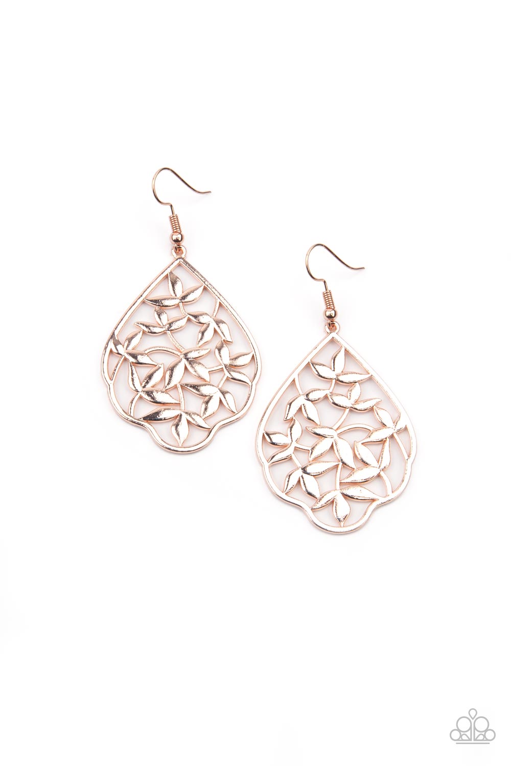 Taj Mahal Gardens - Rose Gold earring 670