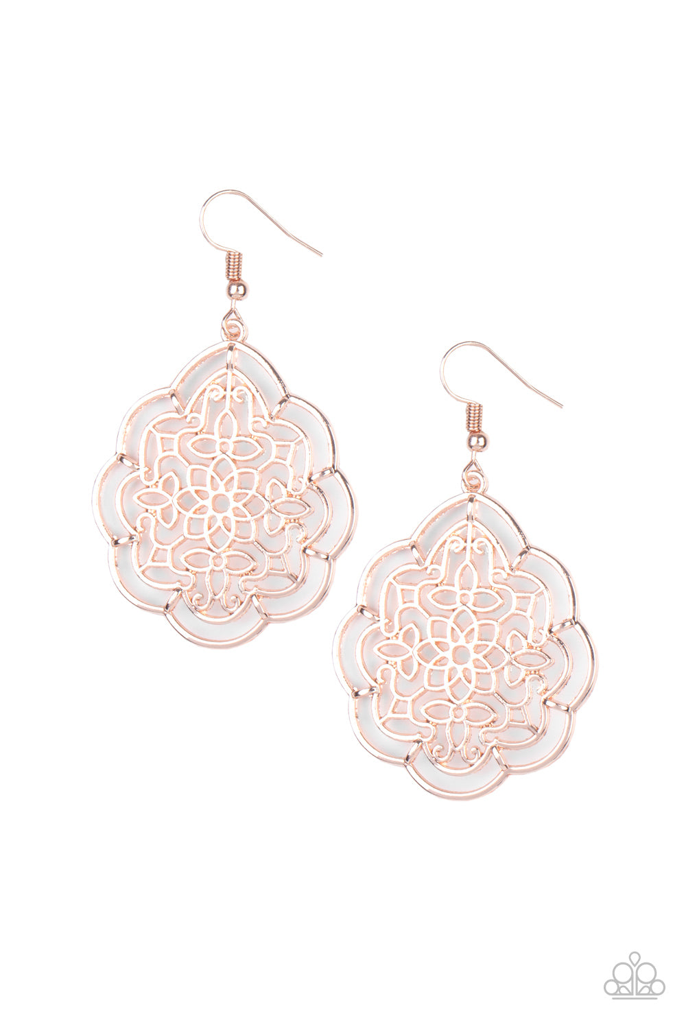 Tour de Taj Mahal - Rose Gold earring 996