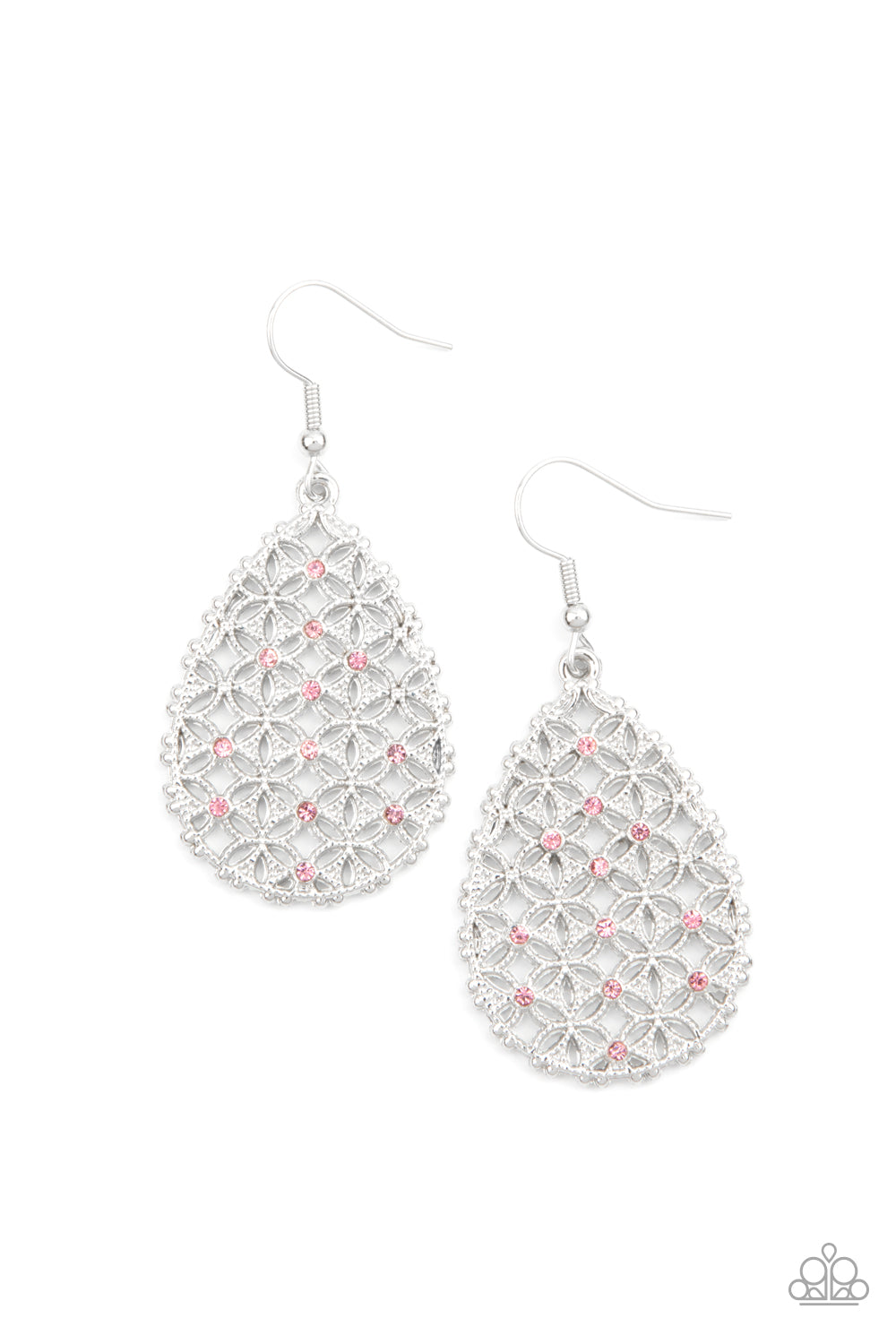 Glorious Gardens - Pink earring 819