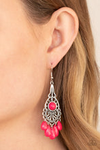 Load image into Gallery viewer, Fruity Tropics - Pink earring 612
