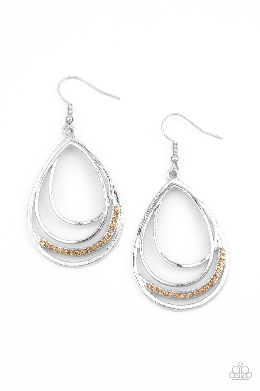 Outrageously Opulent - Brown earring 996