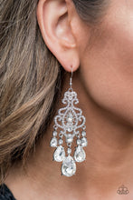 Load image into Gallery viewer, Queen Of All Things Sparkly - White EMP 2021 earring 574
