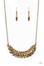 Load image into Gallery viewer, Flight of FANCINESS - Brass necklace 2083
