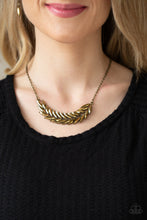 Load image into Gallery viewer, Flight of FANCINESS - Brass necklace 2083
