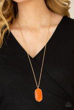 Load image into Gallery viewer, Elemental Elegance - Orange necklace 624
